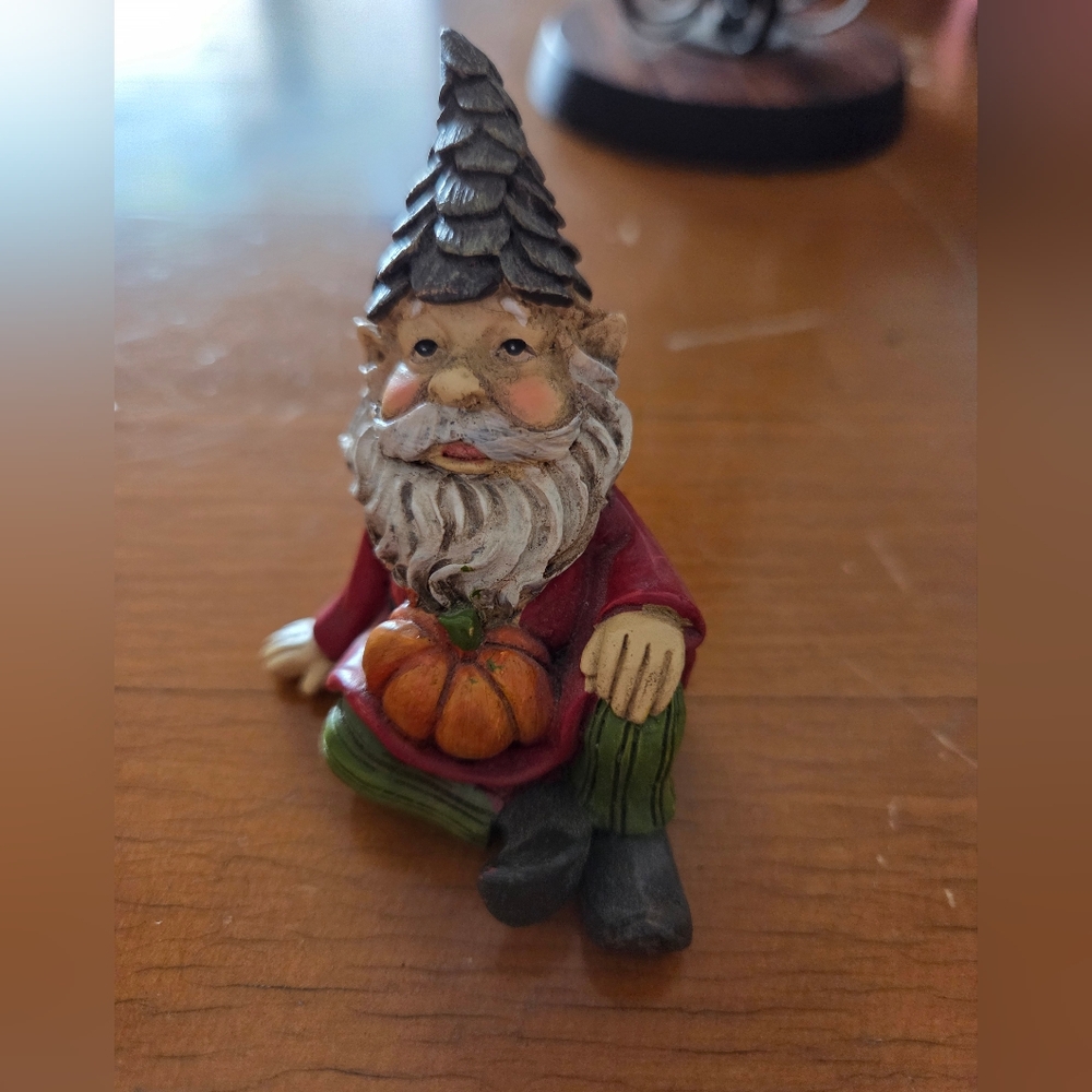Gnome With Pumpkin Cute For Fall Decor